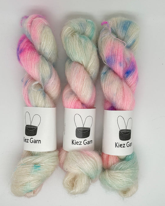 Mohair Silk - handgefärbtes Garn aus Mohair und Seide