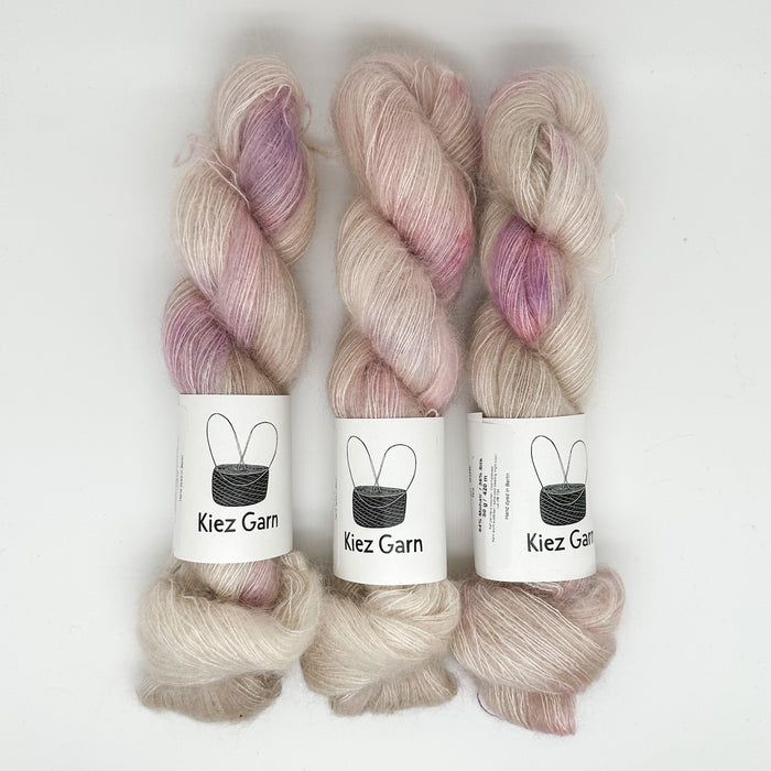 Mohair Silk - handgefärbtes Mohair und Seide Garn