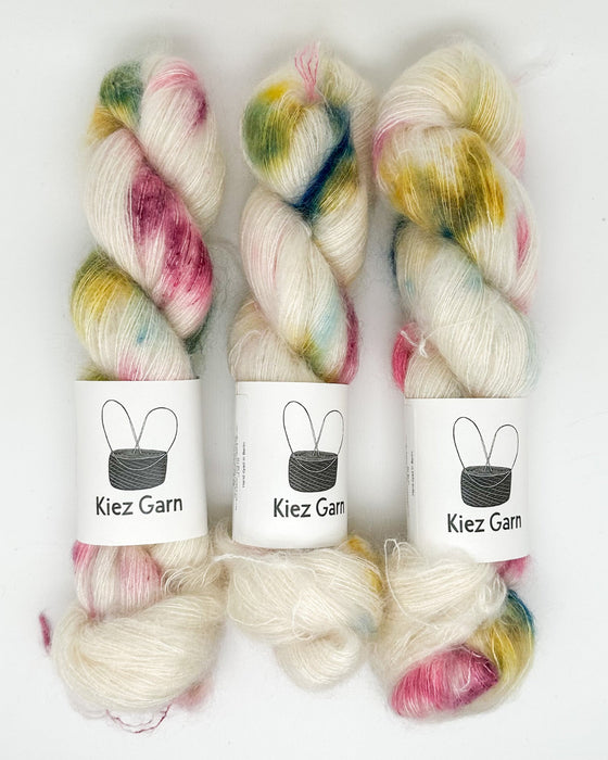 Mohair Silk - handgefärbtes Garn aus Mohair und Seide