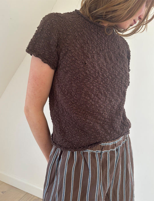 Plain Yoke Tee 19 - Strickpaket