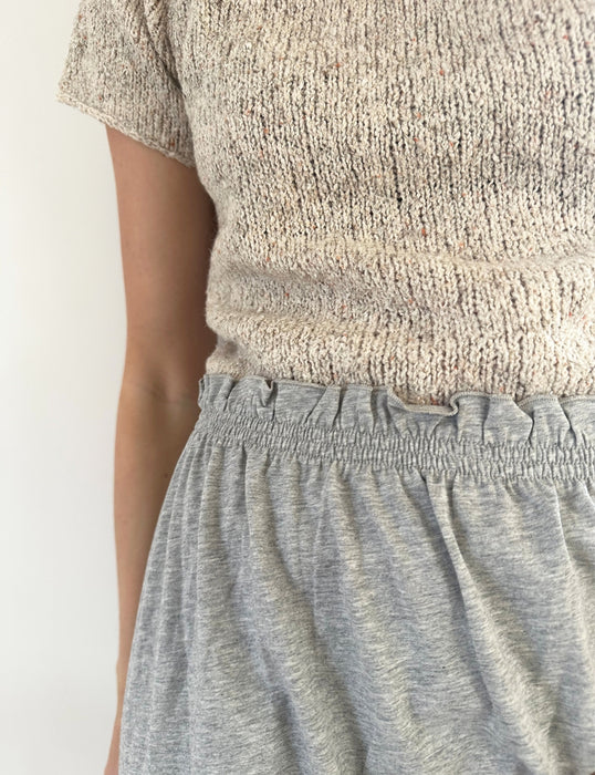 Plain Yoke Tee 19 - Strickpaket