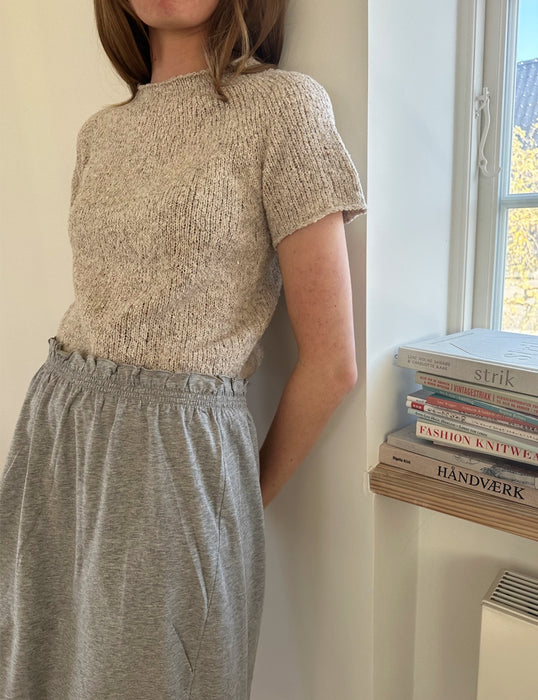 Plain Yoke Tee 19 - Strickpaket