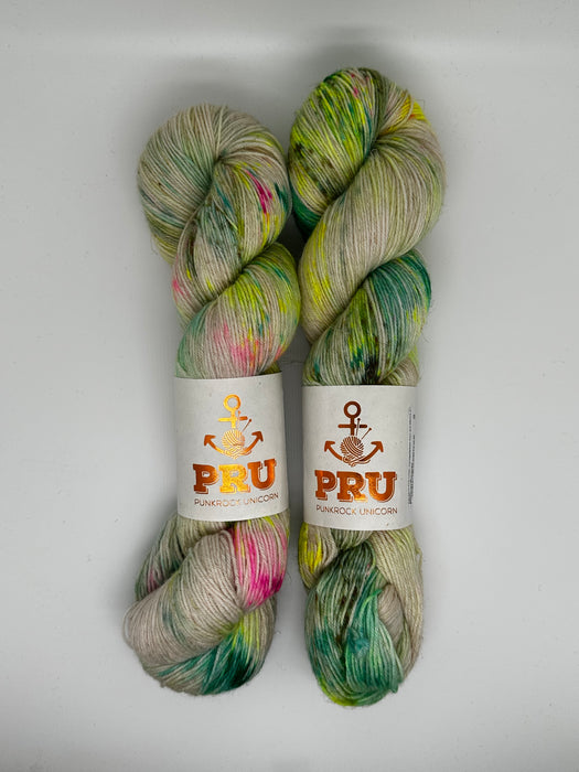 Pru Yarns ECO LYNN - handgefärbtes Garn aus Merino und Leinen