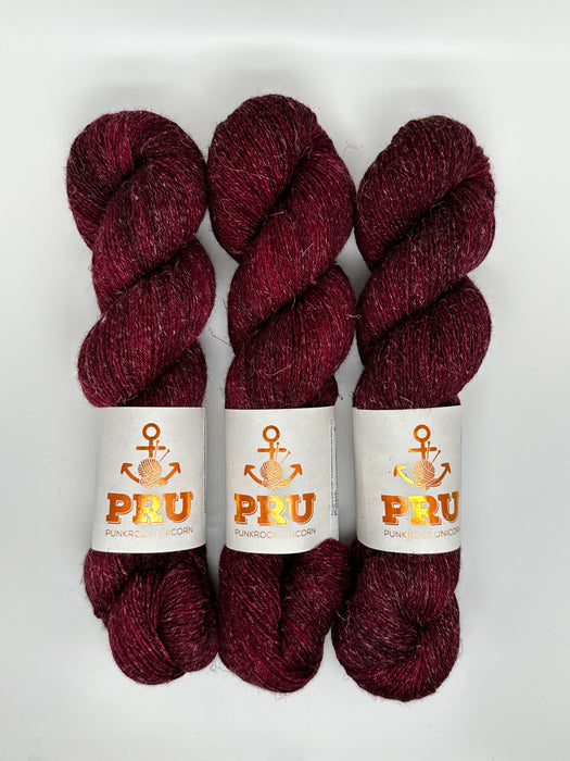 Pru Yarns ECO LYNN - handgefärbtes Garn aus Merino und Leinen