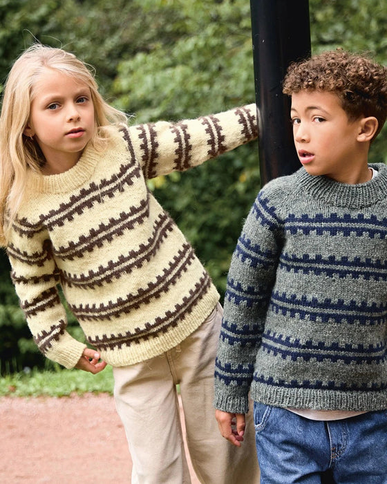 Papieranleitung -  Nr. 3 Ridge Sweater Junior