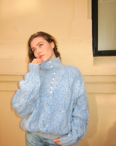 Sandok Cable Sweater - Strickpaket