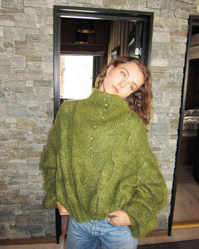 Sandok Cable Sweater - Strickpaket