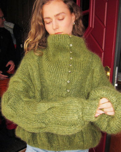 Sandok Cable Sweater - Strickpaket