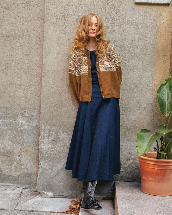 Papieranleitung -  Nr. 6 A+B Setesdal Damenjacke