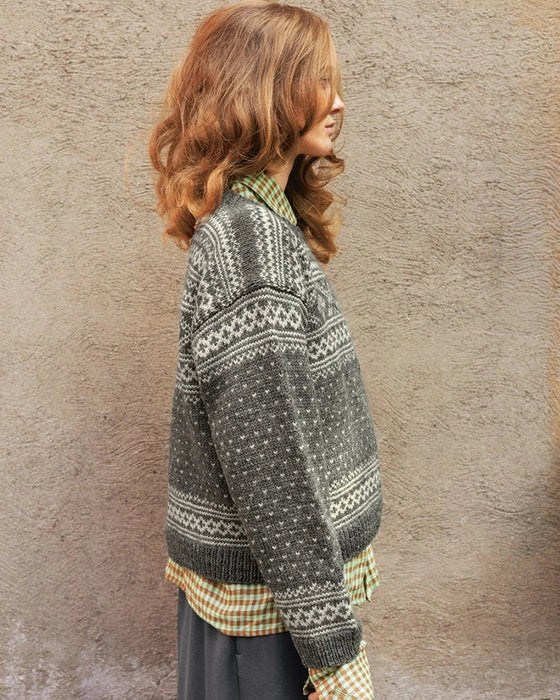 Papieranleitung -  Nr. 6 A+B Setesdal Damenjacke