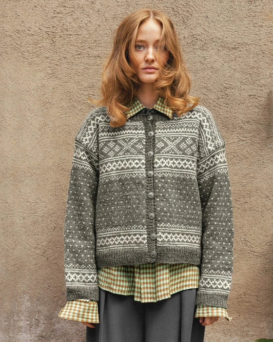 Papieranleitung -  Nr. 6 A+B Setesdal Damenjacke