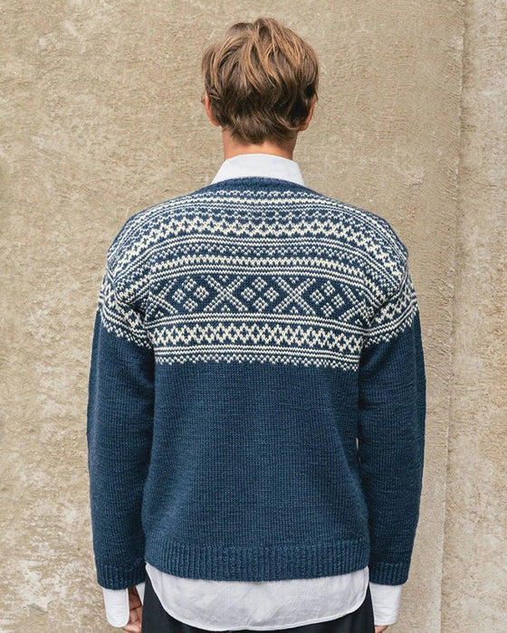 Papieranleitung -  Nr. 7 A+B Setesdal Herrenjacke