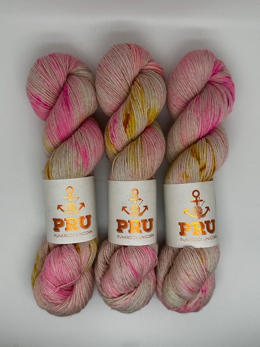 Pru Yarns ECO LYNN - handgefärbtes Garn aus Merino und Leinen