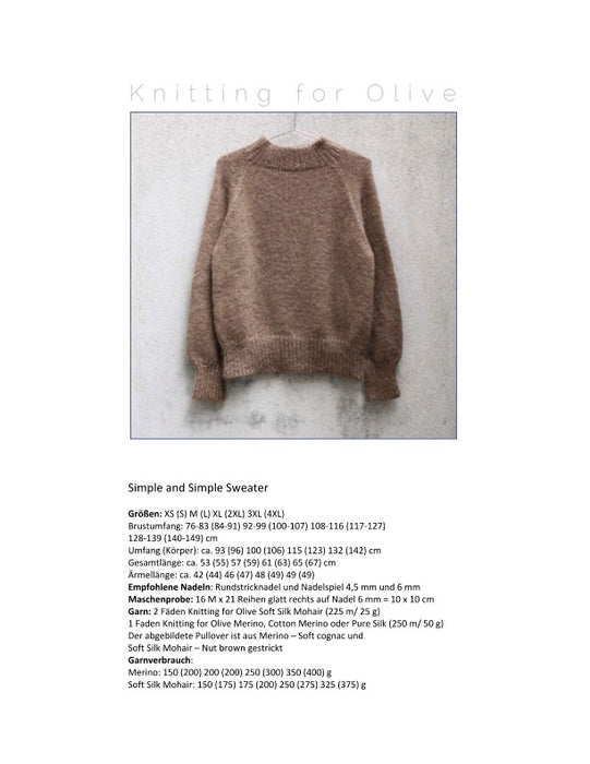 Simple and Simple Sweater