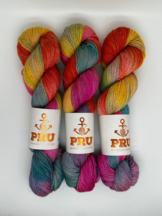 Pru Yarns ECO LYNN - handgefärbtes Garn aus Merino und Leinen