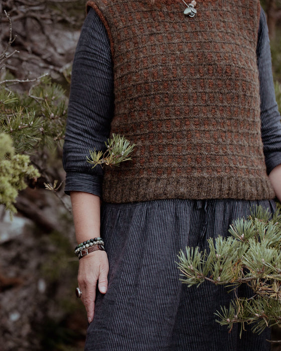 The Island and the Forest: A Knitted Correspondence