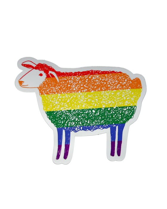 Sticker Regenbogen Schaf / rainbow sheep