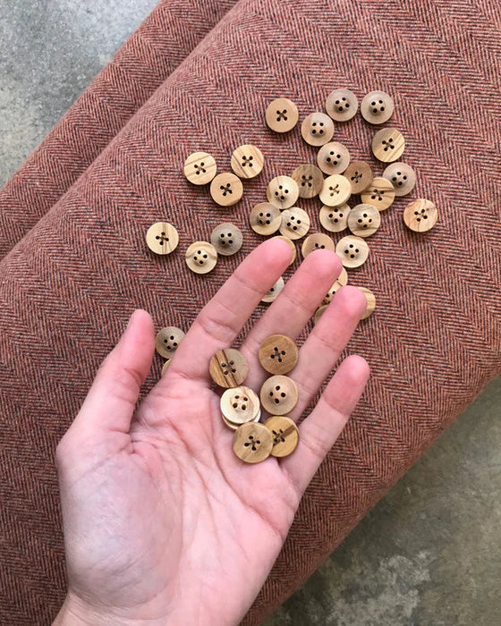 Retrosaria Wooden Buttons 002 (4 Löcher)
