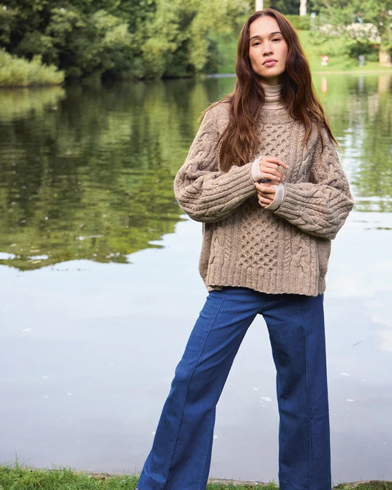 Papieranleitung - Wilbur Cable Sweater