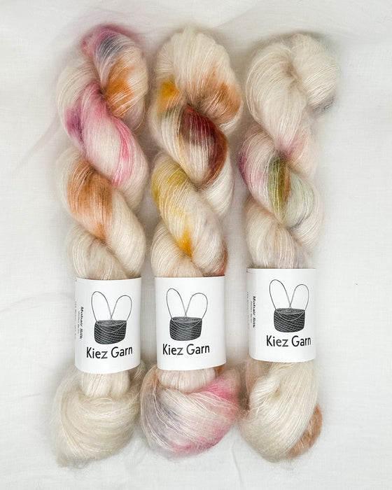 Mohair Silk - handgefärbtes Garn aus Mohair und Seide