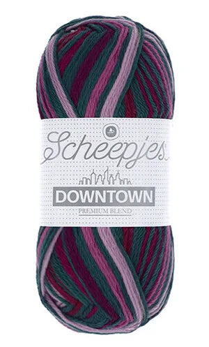 Downtown - 4fache Sockenwolle mit Streifen