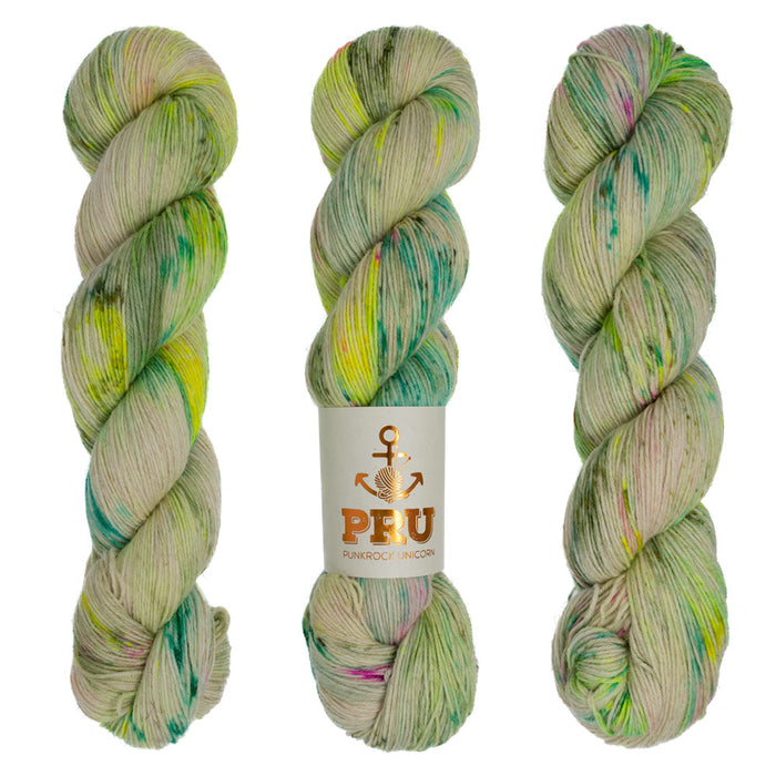 Pru Yarns ECO LYNN - handgefärbtes Garn aus Merino und Leinen