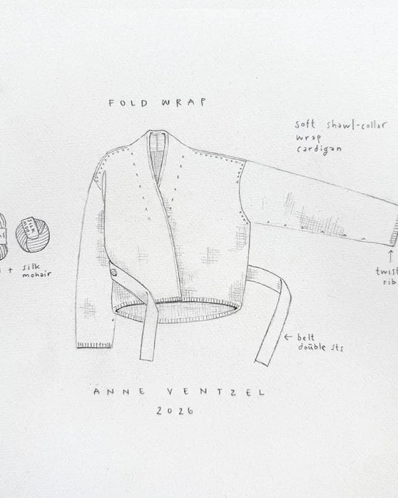 Fold Wrap - Strickpaket
