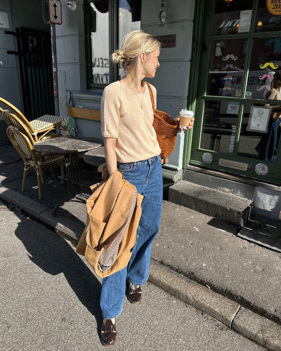 Kumulus Tee O-neck - Strickpaket