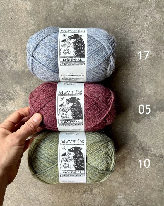 Matiz - 100% portugiesische Wolle (Campaniça & Merino Preto)