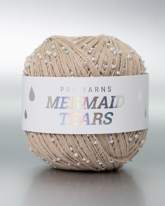 Mermaid Tears - Baumwollgarn mit Perlen