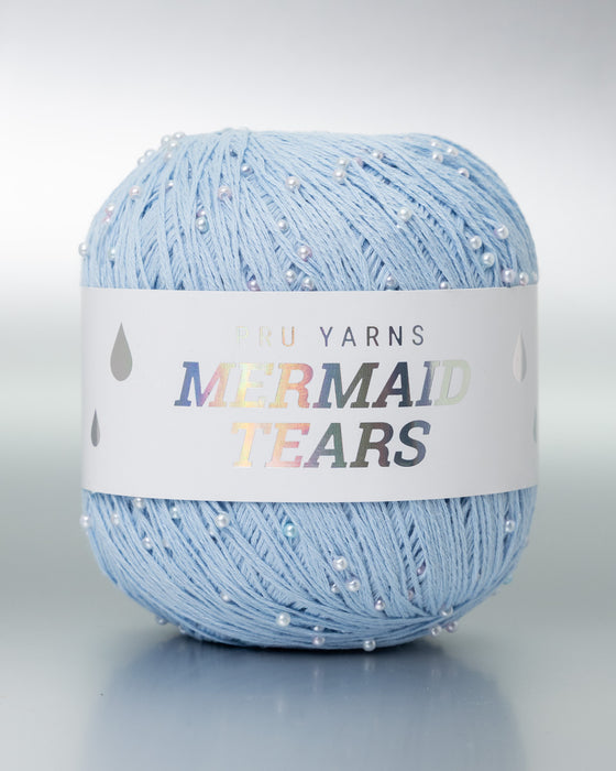 Mermaid Tears - Baumwollgarn mit Perlen