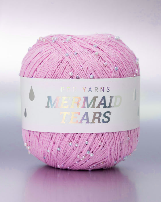 Mermaid Tears - Baumwollgarn mit Perlen