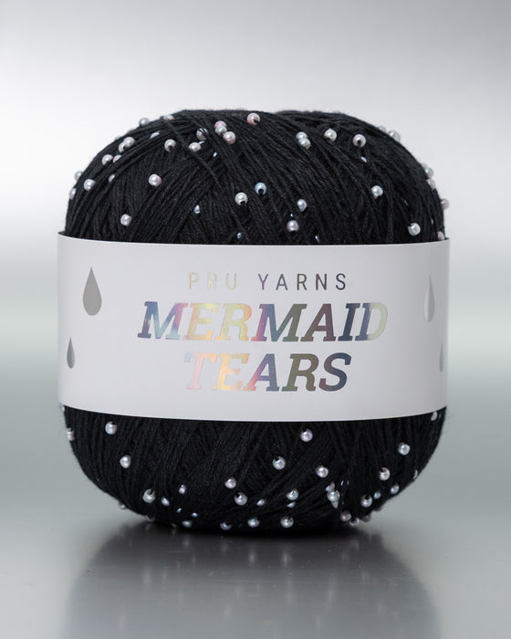 Mermaid Tears - Baumwollgarn mit Perlen