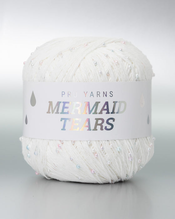 Mermaid Tears - Baumwollgarn mit Perlen