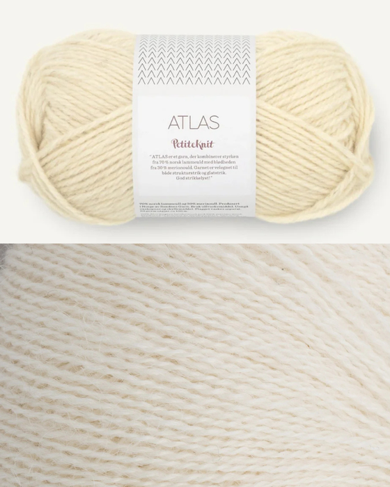Autumn Pullover - Strickpaket (Atlas + Titicaca)
