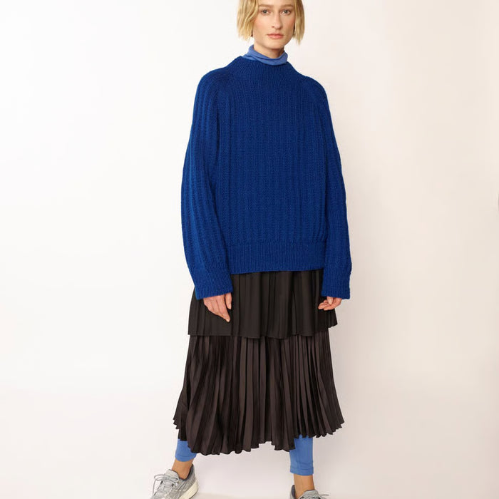 Lone Pullover mit Strukturmuster - Strickpaket