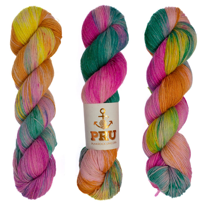 Pru Yarns ECO LYNN - handgefärbtes Garn aus Merino und Leinen