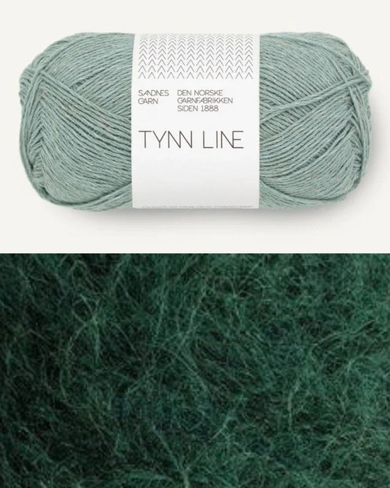 Summer Soft- Strickpaket (Tynn Line+ Midnatssol)