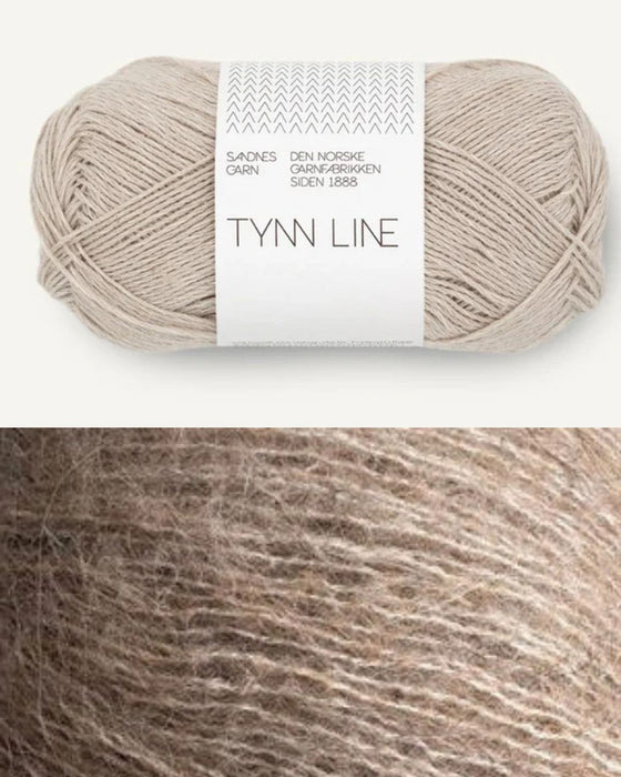 Summer Soft- Strickpaket (Tynn Line+ Midnatssol)