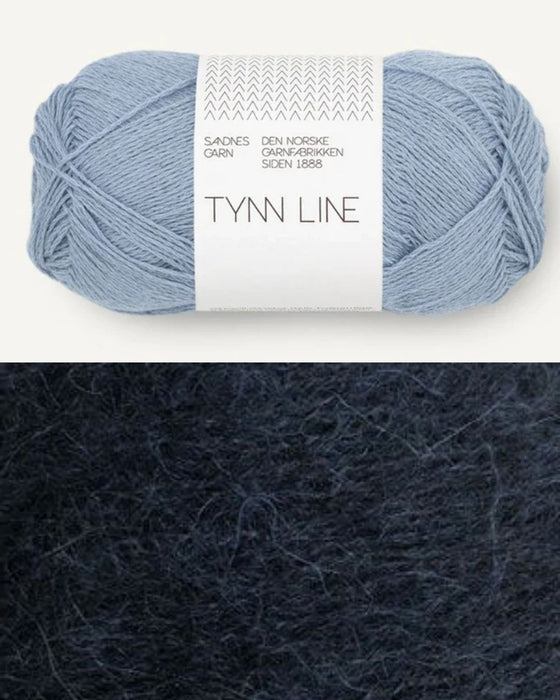 Summer Soft- Strickpaket (Tynn Line+ Midnatssol)