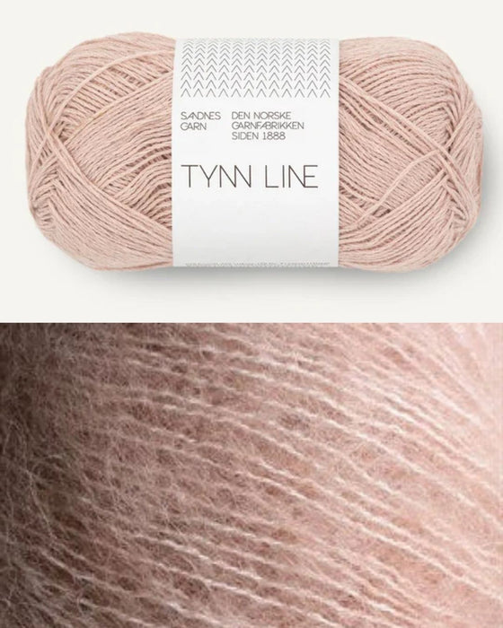 Summer Soft- Strickpaket (Tynn Line+ Midnatssol)