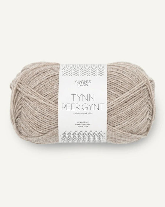 Tynn Peer Gynt - reine norwegische Schurwolle