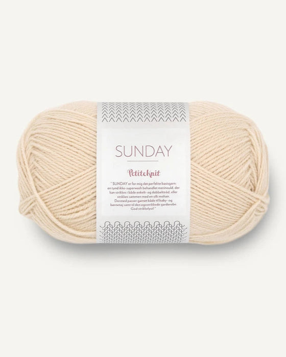 SUNDAY PetiteKnit - reine Merinowolle