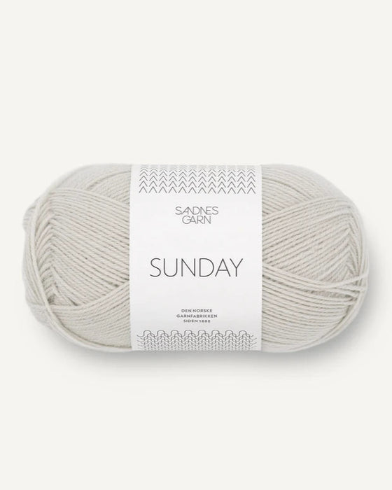SUNDAY - reine Merinowolle