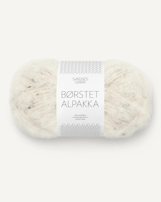 Børstet Alpakka - Alpaka Wolle