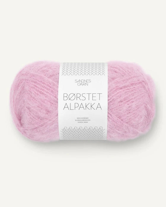 Børstet Alpakka - Alpaka Wolle