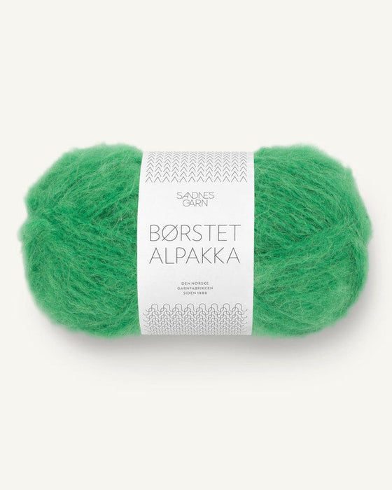 Børstet Alpakka - Alpaka Wolle