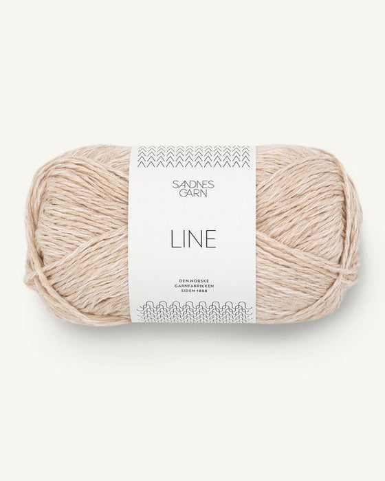 Line - Mischung aus Baumwolle, Viskose und Leinen