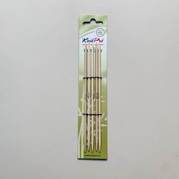 bambus stricknadeln 15 cm Nadelspiel Bamboo // 15 cm — WOLLEN berlin