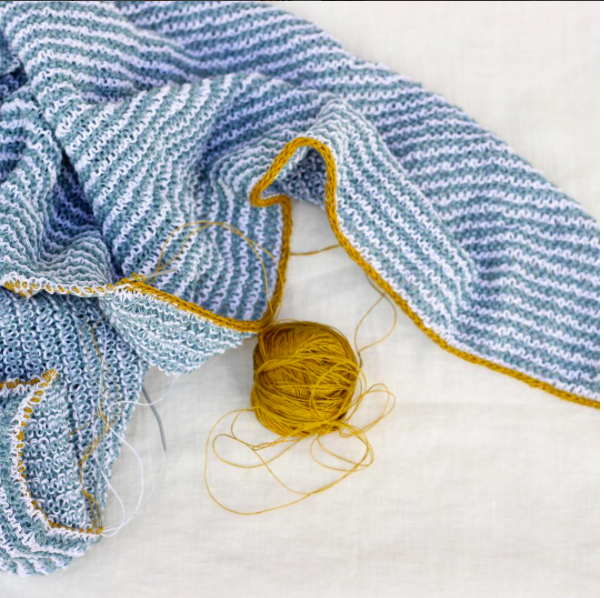 Strickpaket - Summer Stripes in Leinen